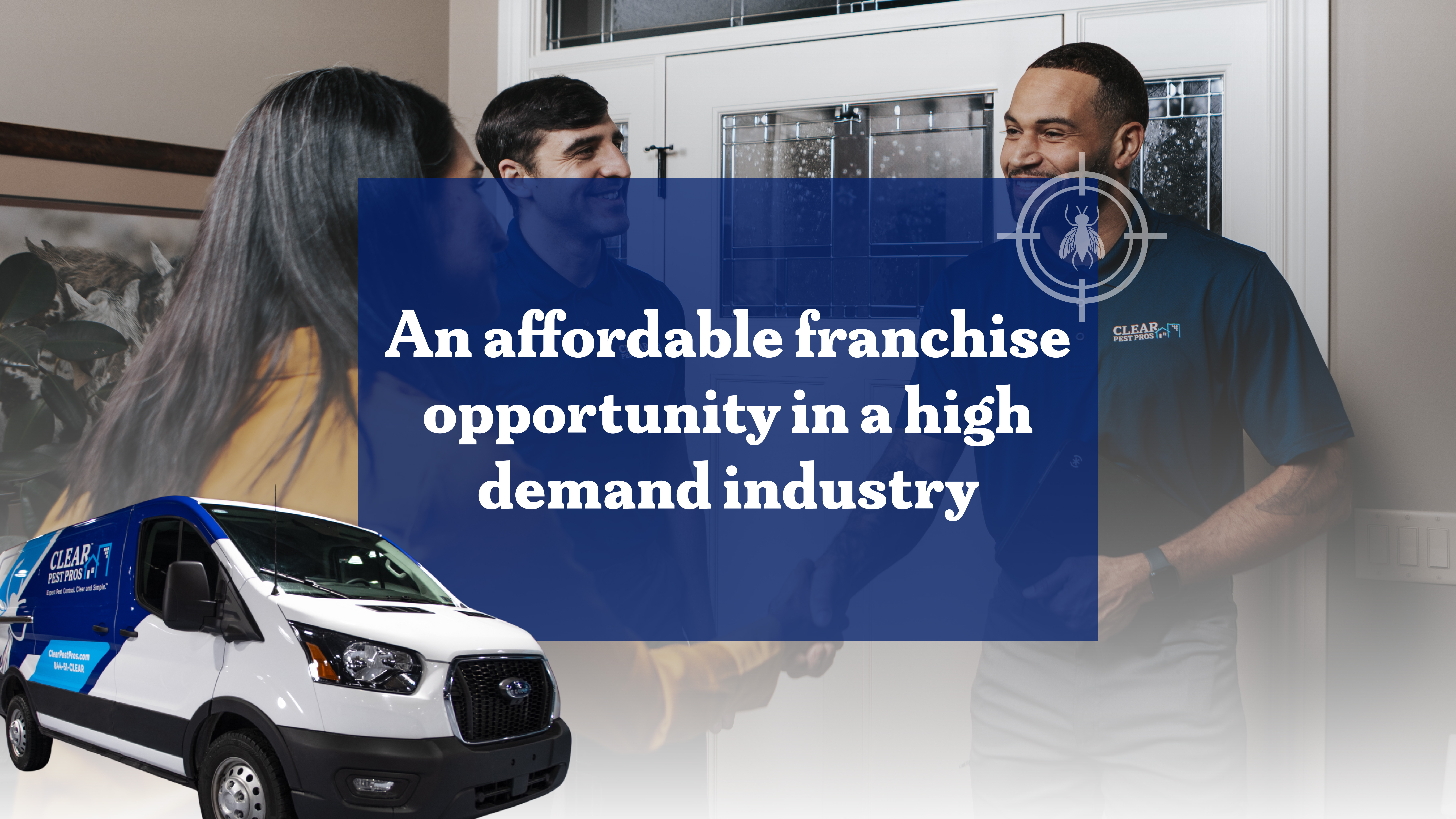 Clear Pest Pros graphic franchise costs